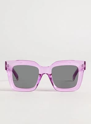 Square Smoke Lens Sunglasses