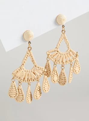 Raffia Statement Earring