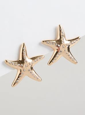 Starfish Statement Earring