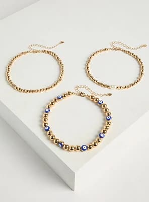 Beaded Anklet Set