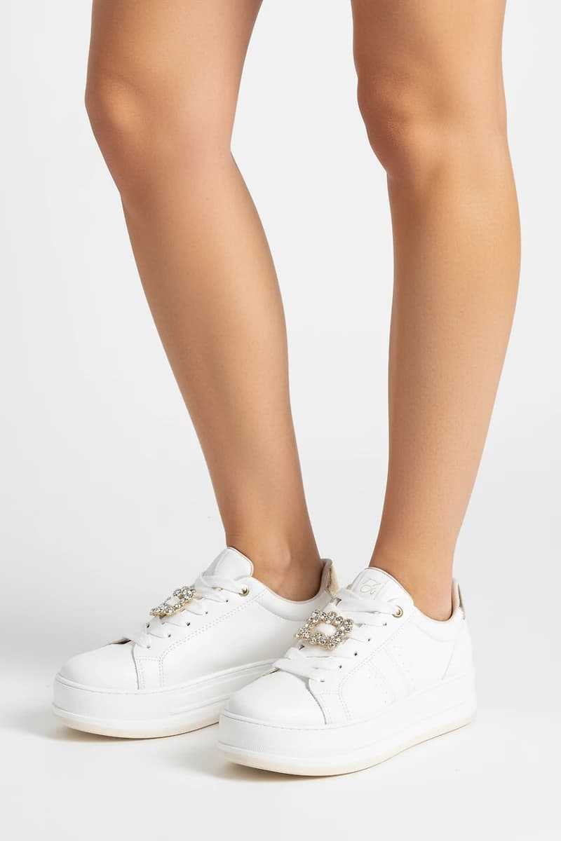 VIRELTA White Faux Leather