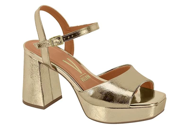 RISA Gold Metallic Leather