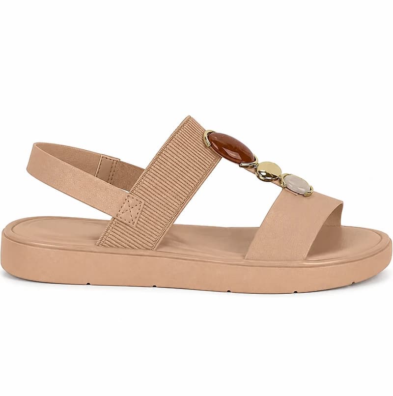 NERVA Nude Faux Leather