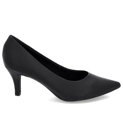 CHIDI Black Faux Leather