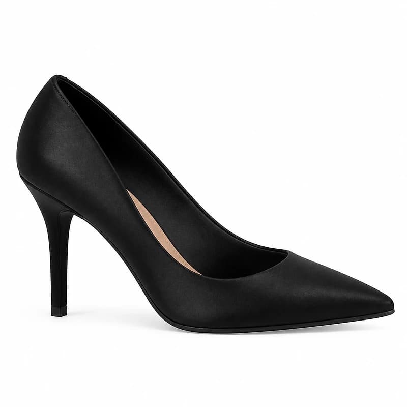 FATIMA Black Faux Leather