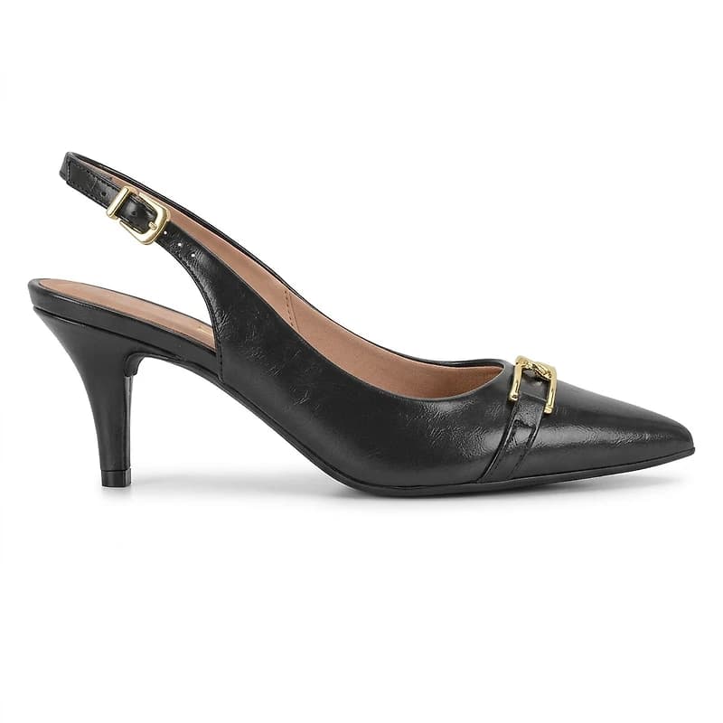BRAM Black Faux Leather