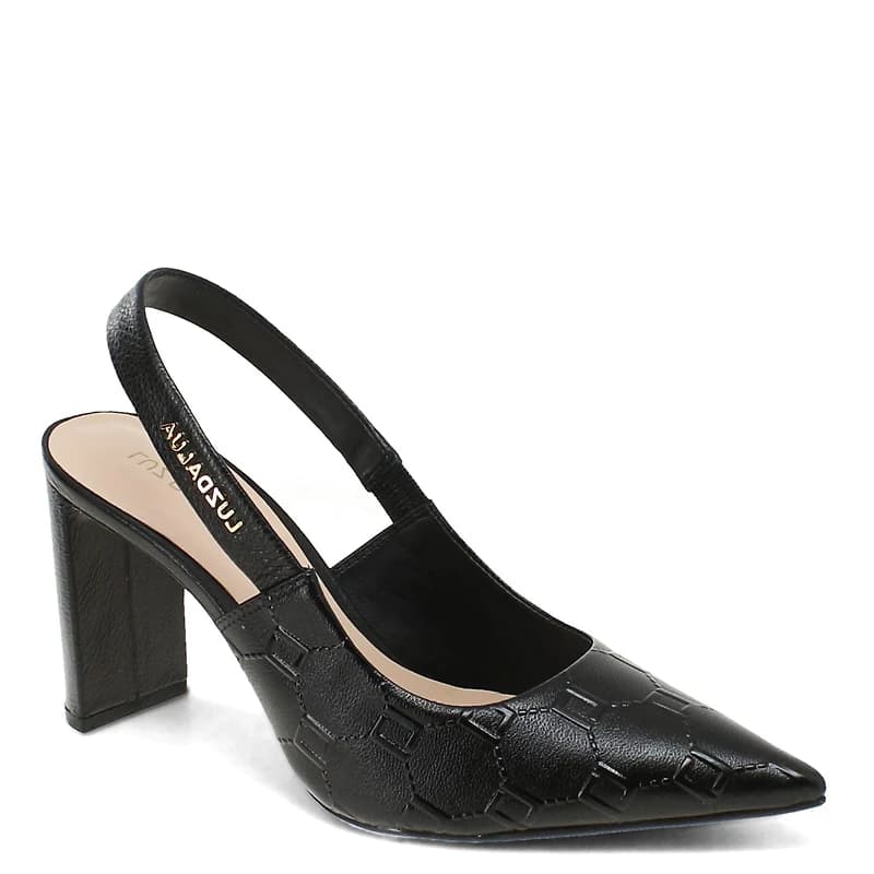 JANEL BLACK LEATHER