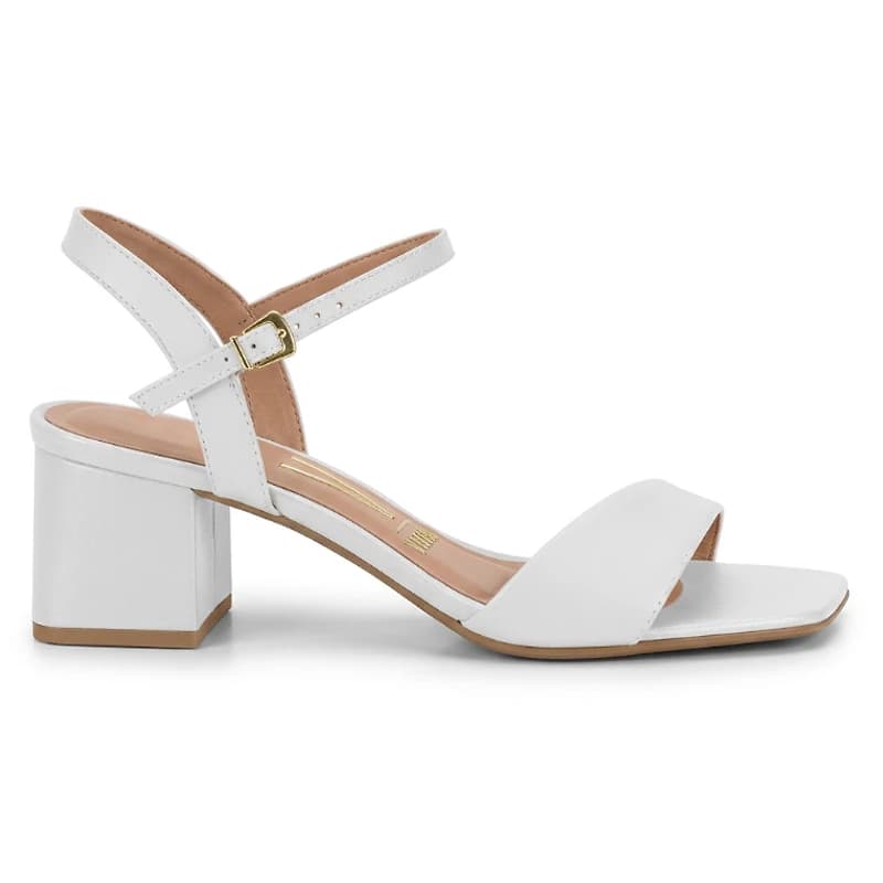 EIREN White Faux Leather