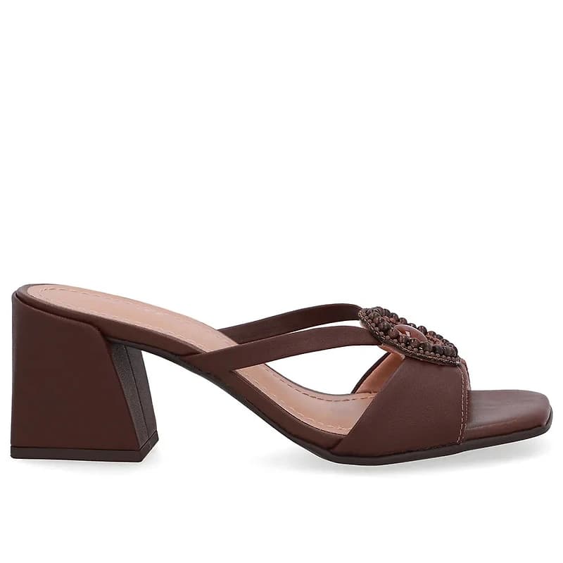 TALIRIS Brown Faux Leather