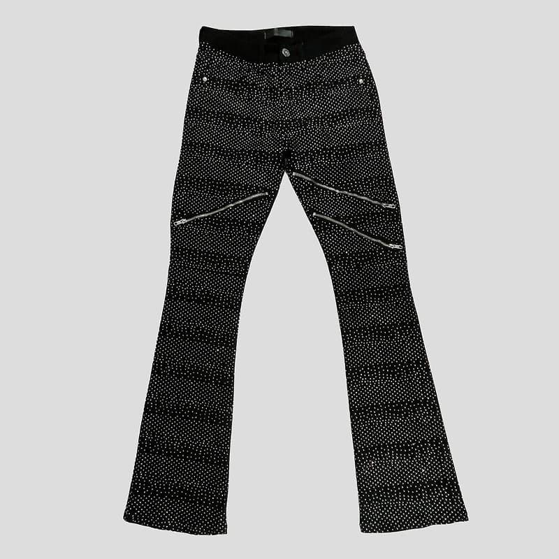 KDNK Rhinestones Skinny/Flare (acampanado) Jeans