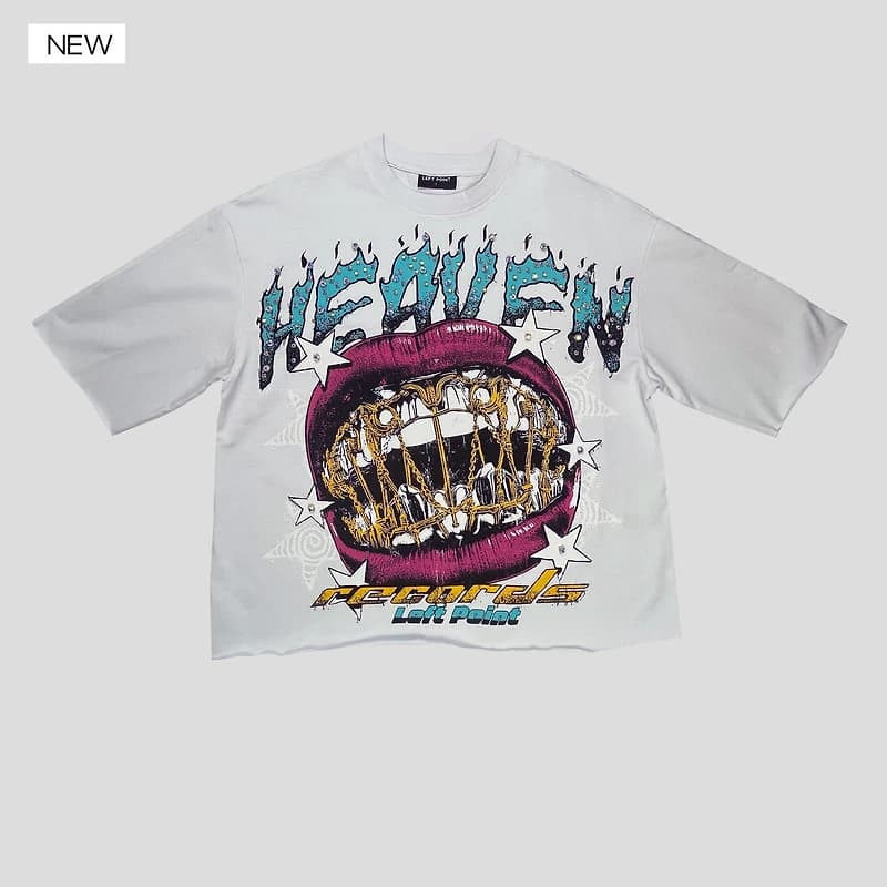 Left Point Crop Top T-Shirt