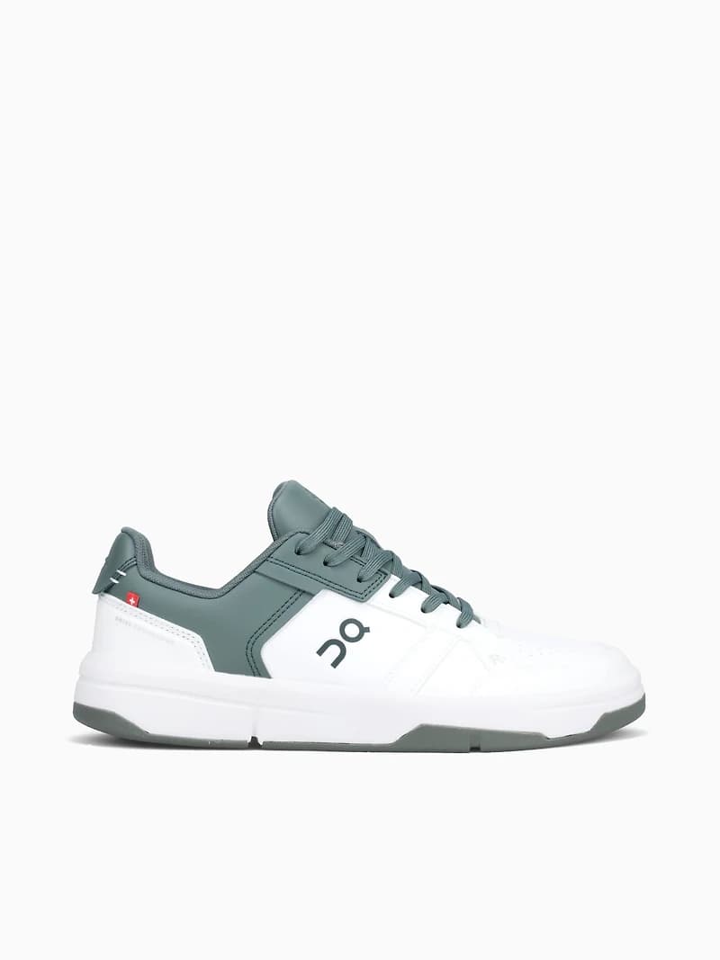 The Roger Clubhouse White Olive leather