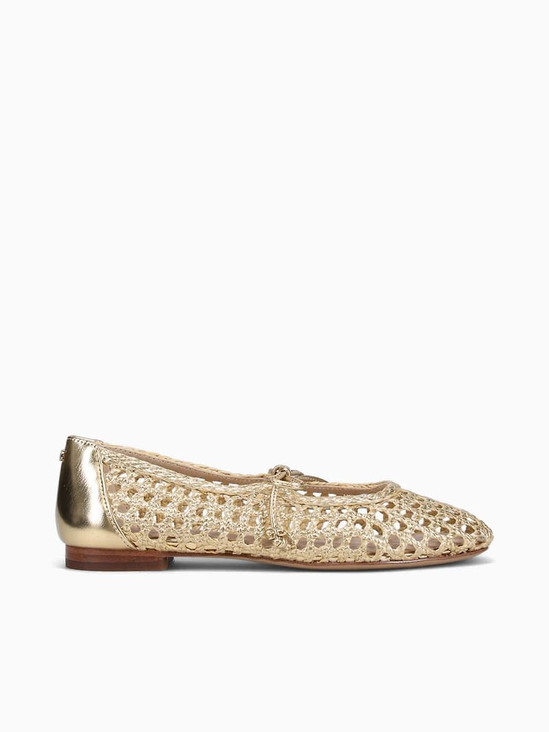 Marcie Amber Gold Leather