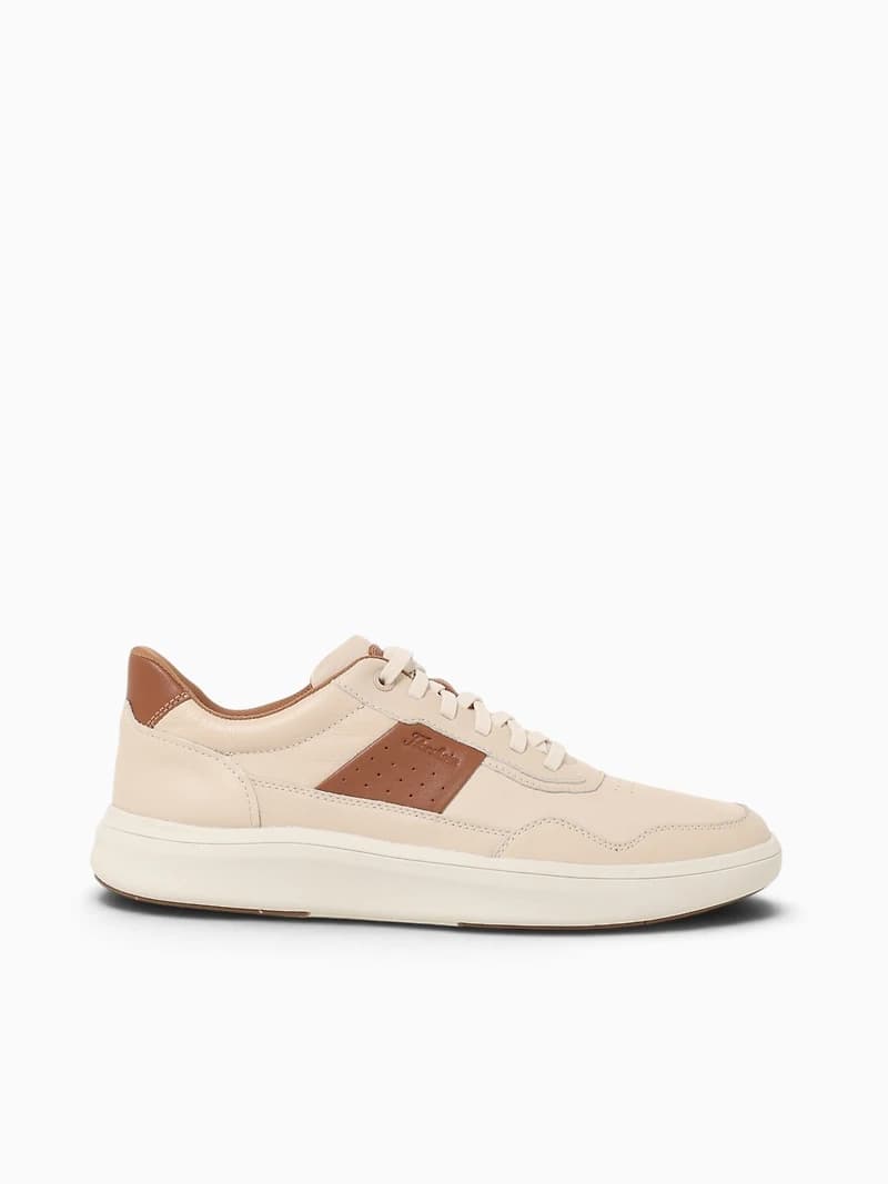 Crosstour Casual Lace Up Cream Cognac