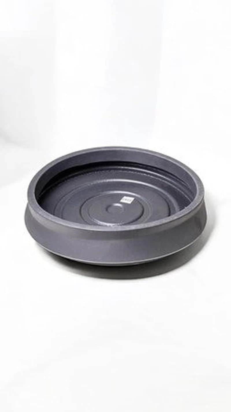 4" VASE DECO - BLACK