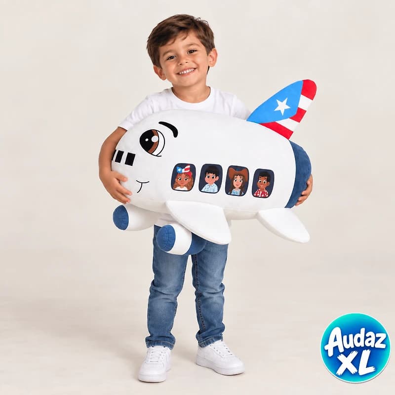 Peluche XL | Avión de los Primos - Coleccion Audaz XL