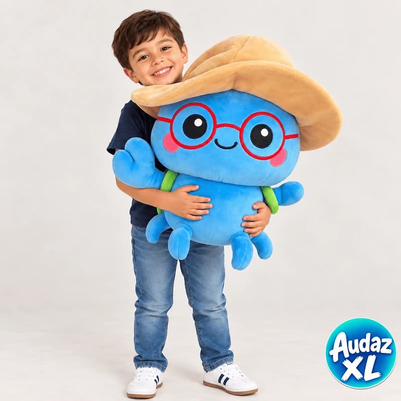 Peluche XL | Cangrejito Coco de Agua - Coleccion Audaz XL