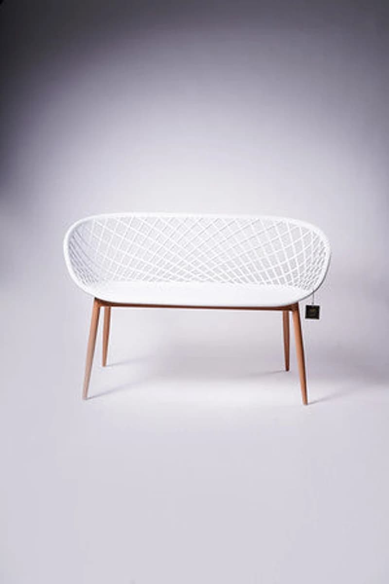Fiorella Two Seats Sofa- White
