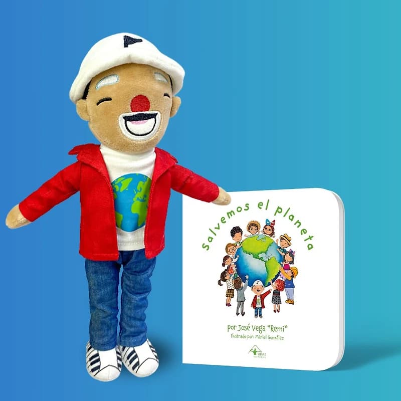 Oferta Libro Salvemos el Planeta + Peluche del Payaso ReMi