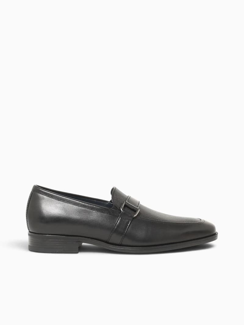 Gibbons Bit Loafer Black Full Grain