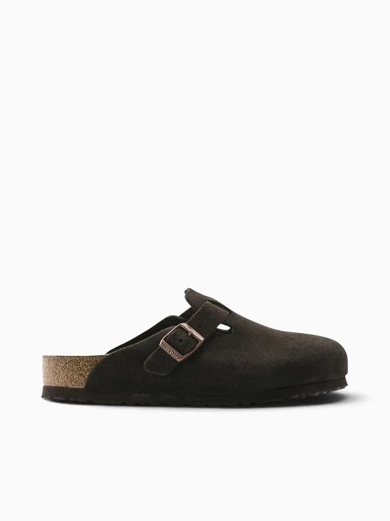 Boston Soft Footbed Mocha Suede