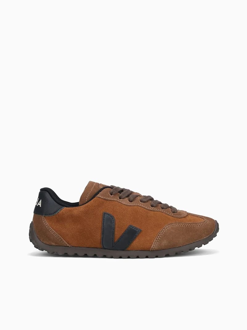 Gt Cognac Black Suede