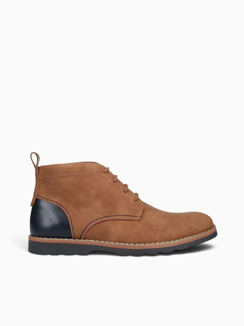 Batista Sand Cognac Smooth Leather