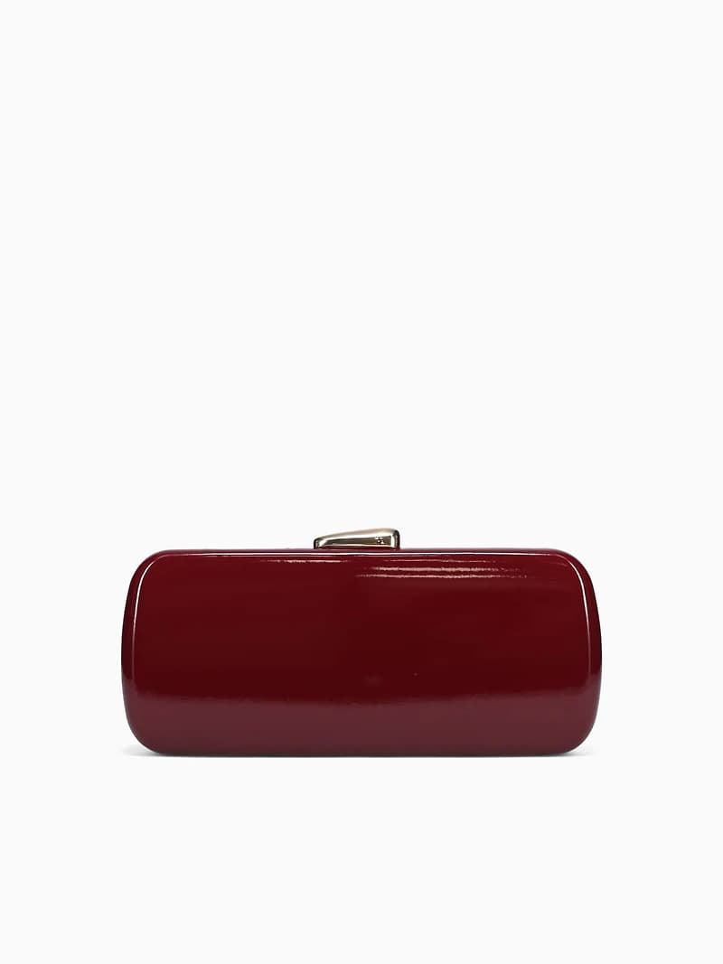 Ayla Box Bag Dark Red
