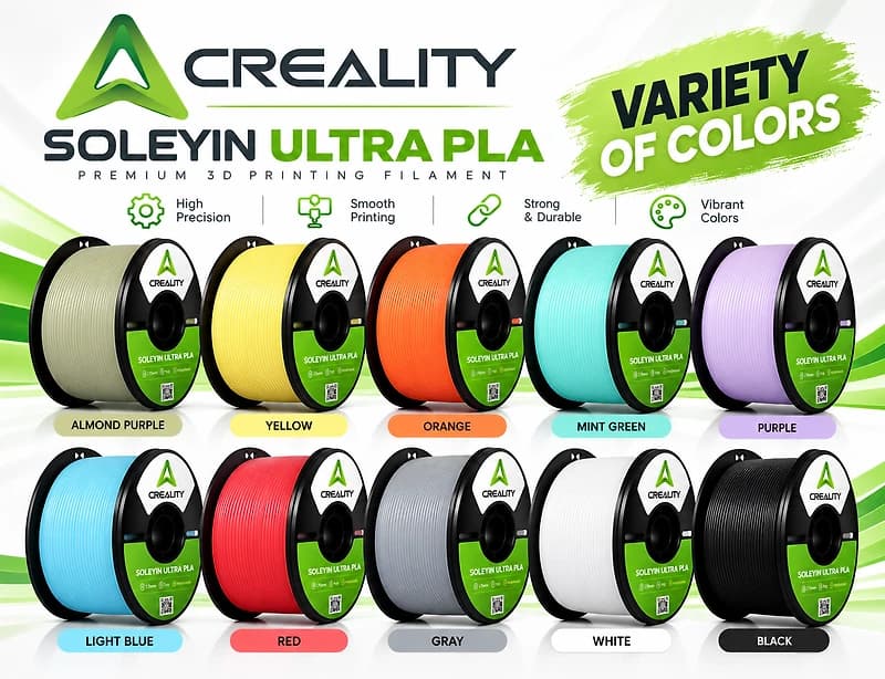 CREALITY SOLEYIN ULTRA PLA (Variety Of Color)