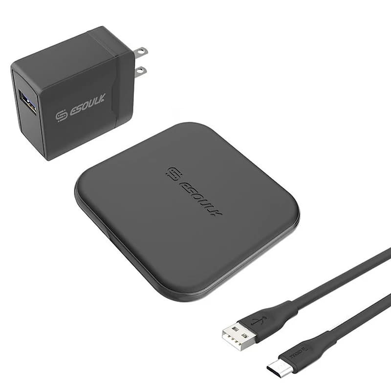 Esoulk Fast Charging Wireless Charger Pad with 5ft Cable