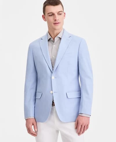 Tommy Hilfiger Men's Modern-Fit Linen Blend Blazer